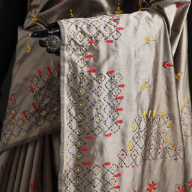 Hand Embroidered Silk Saree 42