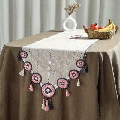 Tribal Hand Embroidered Table Runner by Kamli 16