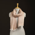 Zari Chevron Pattern Fine Wool Stole for Women 24