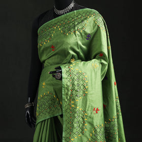 Hand Embroidered Silk Saree 43