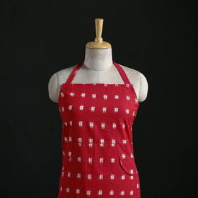 Pochampally Ikat Weave Cotton Apron with Pocket 17