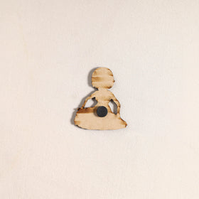 Handpainted Dancing Doll Fridge Magnet 01
