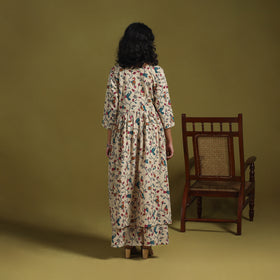 Kalamkari Printed Cotton 2pc Kurta Set for women 06