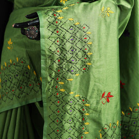 Hand Embroidered Silk Saree 43