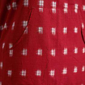 Pochampally Ikat Weave Cotton Apron with Pocket 17