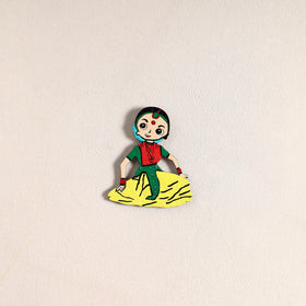 Handpainted Dancing Doll Fridge Magnet 02