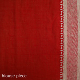 Red - Bengal Handwoven Cotton Begumpuri Saree 01