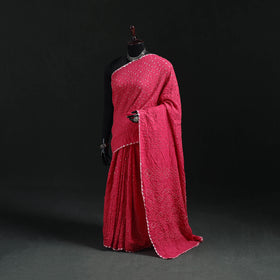 Kutch Bandhani Tie-Dye Cotton Saree 18