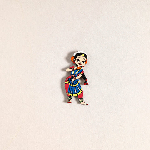 Handpainted Dancing Doll Fridge Magnet 03
