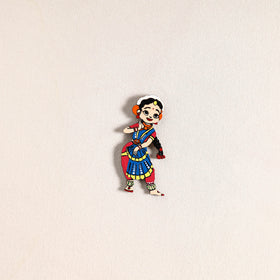 Handpainted Dancing Doll Fridge Magnet 03