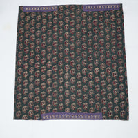 Green - Zardozi Hand Embroidered Kalamkari Cotton Blouse Piece 26