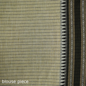 Yellow - Bengal Handwoven Cotton Begumpuri Saree 02