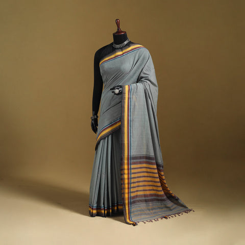 Bengal Handwoven Cotton Begumpuri Saree 03