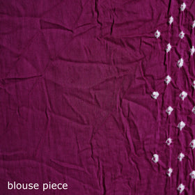Kutch Bandhani Tie-Dye Cotton Saree 11