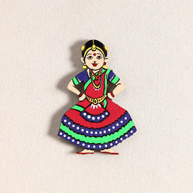 Handpainted Dancing Doll Fridge Magnet 06