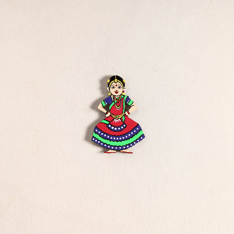 Handpainted Dancing Doll Fridge Magnet 06