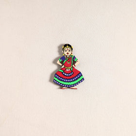 Handpainted Dancing Doll Fridge Magnet 06