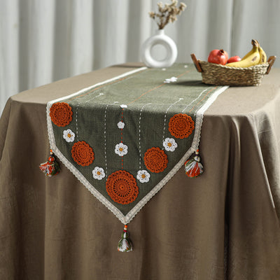 Tribal Hand Embroidered Table Runner by Kamli 19