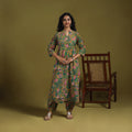 Kalamkari Printed Cotton 2pc Kurta Set for women 04