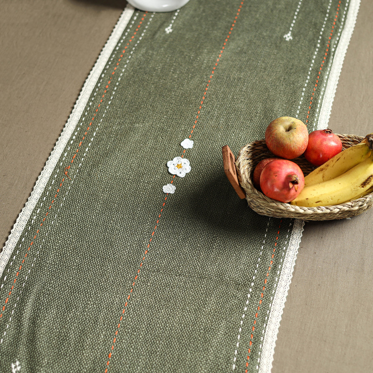 Tribal Hand Embroidered Table Runner by Kamli 19