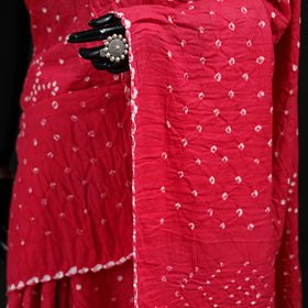 Kutch Bandhani Tie-Dye Cotton Saree 107