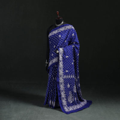 Kutch Bandhani Tie-Dye Cotton Saree 10