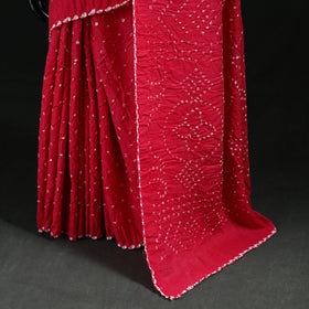 Kutch Bandhani Tie-Dye Cotton Saree 107