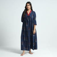 block printed cotton dress