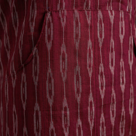 Pochampally Ikat Weave Cotton Apron with Pocket 20