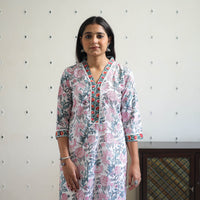 Sanganeri print Kurta