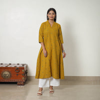 Pure Cotton Straight Jacquard Kurta 08