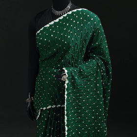 Kutch Bandhani Tie-Dye Cotton Saree 22