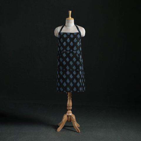 Pochampally Ikat Weave Cotton Apron with Pocket 21