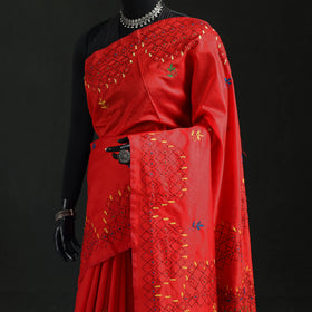 Hand Embroidered Silk Saree 46