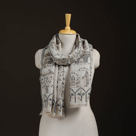 Kani Weave Zari Jaal Fine Wool Stole for Women 39