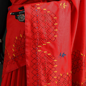 Hand Embroidered Silk Saree 46