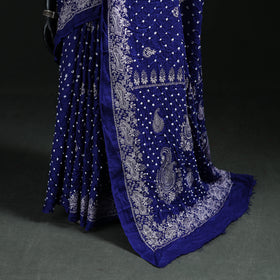 Kutch Bandhani Tie-Dye Cotton Saree 10
