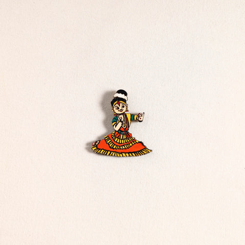 Handpainted Dancing Doll Fridge Magnet 09