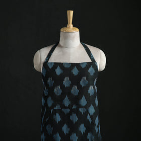 Pochampally Ikat Weave Cotton Apron with Pocket 21