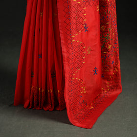 Hand Embroidered Silk Saree 46