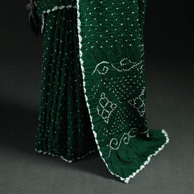 Kutch Bandhani Tie-Dye Cotton Saree 22