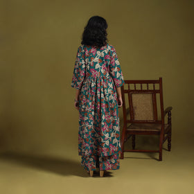 Kalamkari Printed Cotton 2pc Kurta Set for women 10