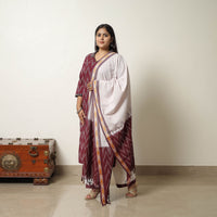 Handloom Cotton Pochampally Ikat Kurta Set 10