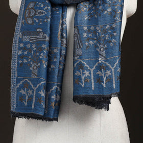 Kani Weave Zari Jaal Fine Wool Stole for Women 41