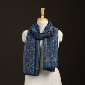 Kani Weave Zari Jaal Fine Wool Stole for Women 41