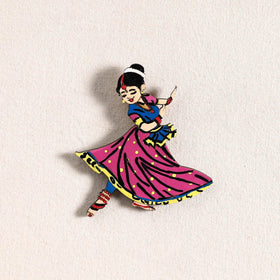 Handpainted Dancing Doll Fridge Magnet 11