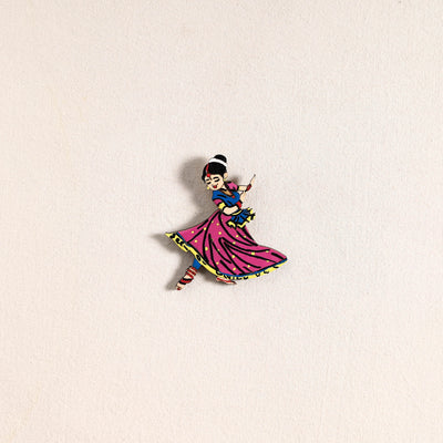 Handpainted Dancing Doll Fridge Magnet 11
