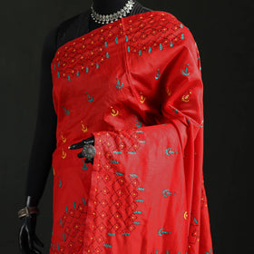 Hand Embroidered Silk Saree 47