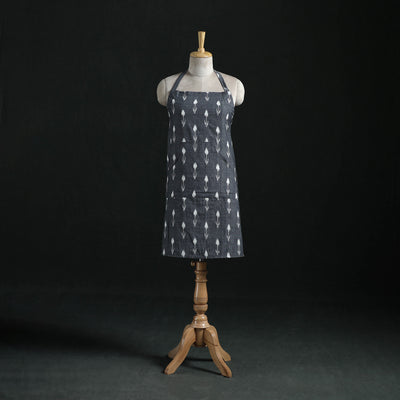 Pochampally Ikat Weave Cotton Apron with Pocket 22