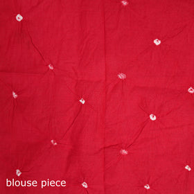 Kutch Bandhani Tie-Dye Cotton Saree 01